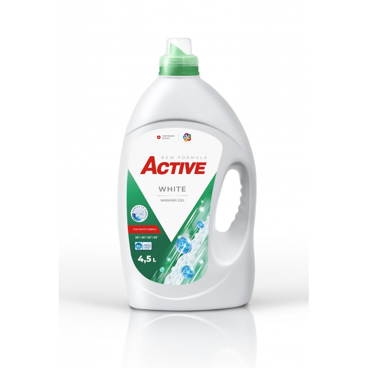 Гель для стирки Active White (для белого) 4,5Lit