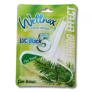 Блок-Освежитель Wellnax 5 Effect Pine 50gr с рисунком