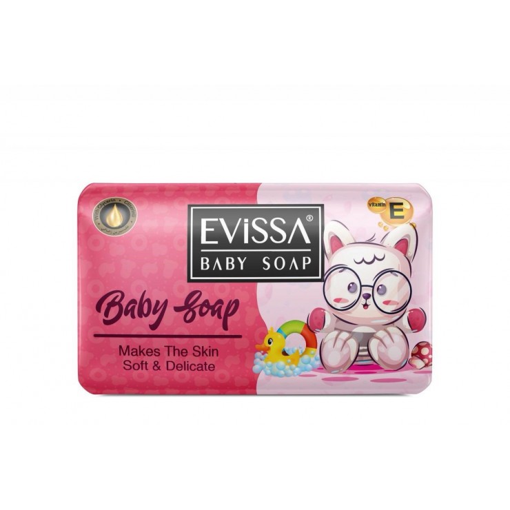 Мыло детское 90 гр EVISSA BEAUTY SOAP  Baby Pink