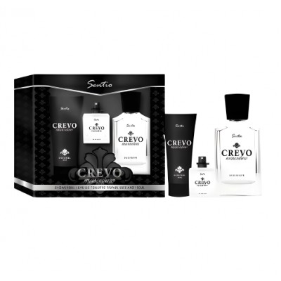 Набор Sentio Crevo гель душ 50мл + парфюм 15мл + парфюм 100мл (для него)