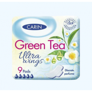 Прокладки Carin Ultra Green Tea 9 шт