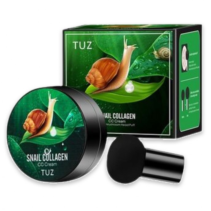 Кушон Tuz Snail Collagen CC Cream