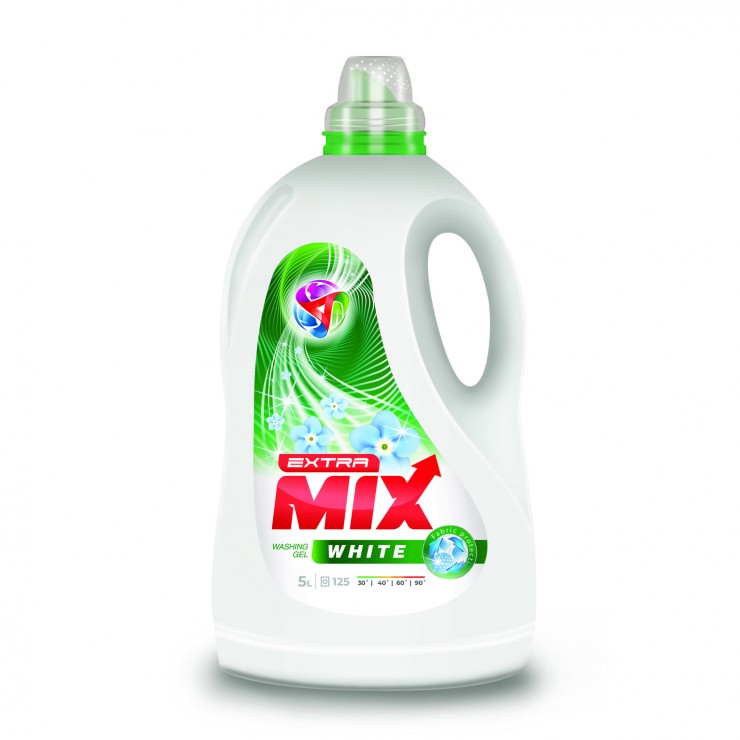 Гель для стирки Extra Mix White 5,0 L