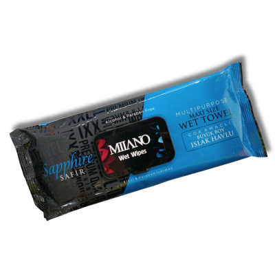 Влажные салфетки MIANO Sapphire 50 шт / maxi size