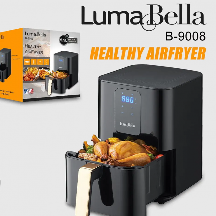 Аэрофритюрница 1400W 5.5L B-9008 LumaBella